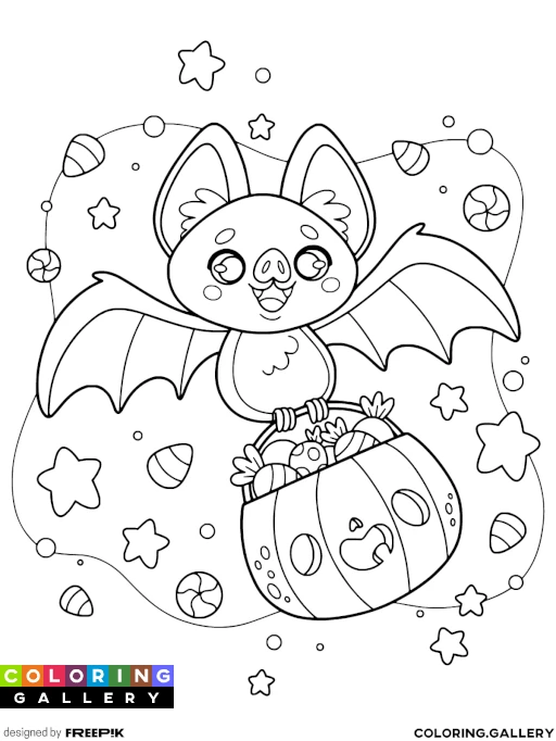 Bat and Pumpkin