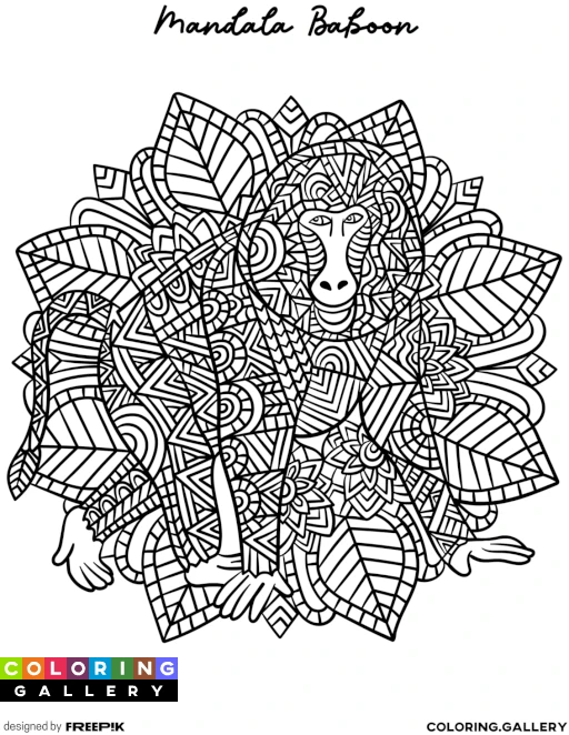 Mandala Baboon