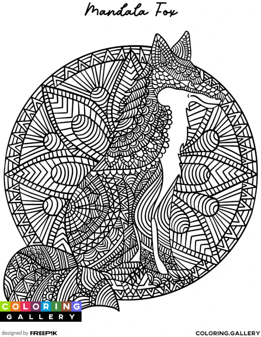Mandala Fox