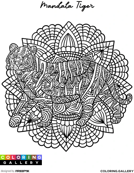 Mandala Tiger